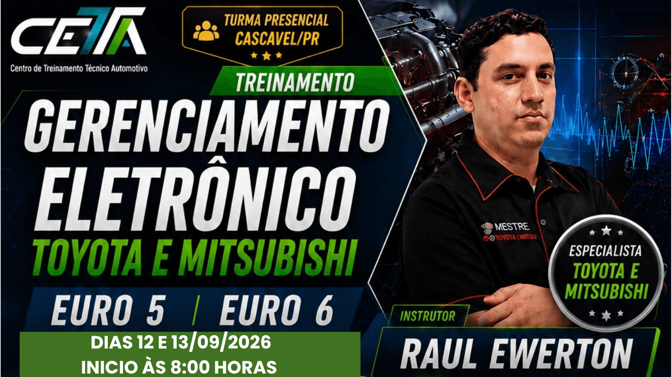 GERENCIAMENTO ELETRÔNICO TOYOTA / MITSUBISHI & EURO 5 / EURO 6